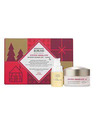 ANNEMARIE BÖRLIND | Geschenkset - SYSTEM ABSOLUTE Winter Power Night Set 50ml / 15ml | 